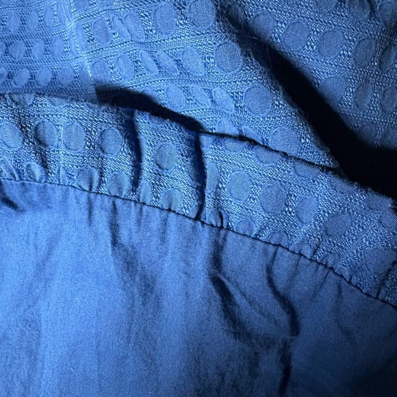 Gymboree dress, royal blue. Textured fabric, front bow. Size 4T - Picture 4 of 5